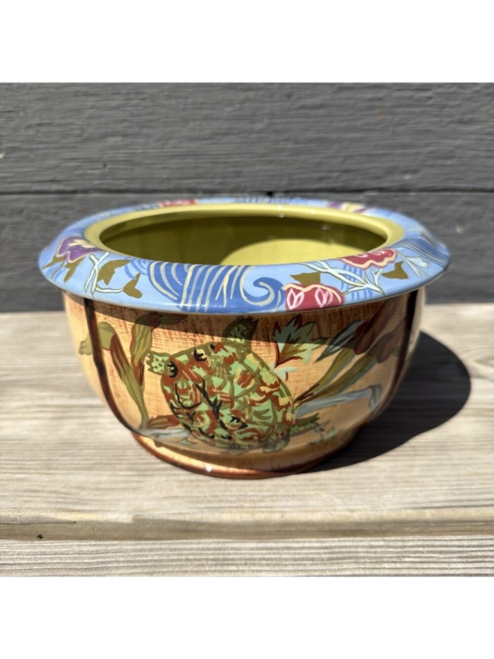 Tracy Porter The Marsh Collection Covered Tureen Turtles Dragonfly ~9" Dia. - Picture 11 of 16